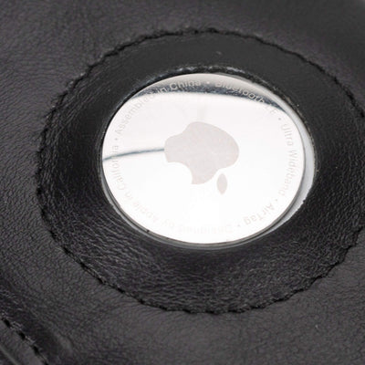 douglas leather pop-up cardholder with compatible apple airtag - toronata - 