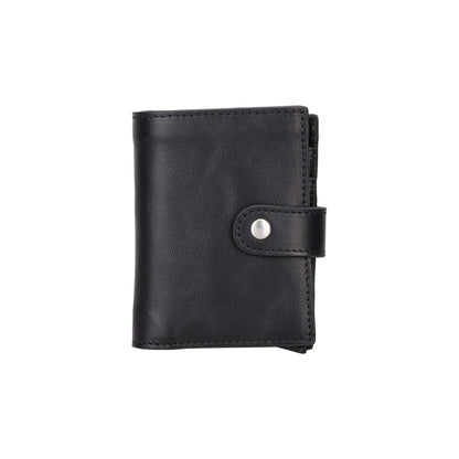 douglas leather pop-up cardholder with compatible apple airtag - toronata - 