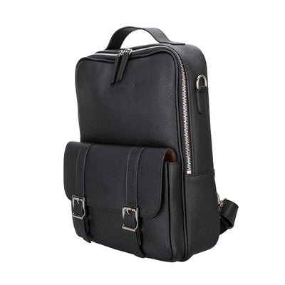 elmira leather laptop backpack for men and women - toronata - 