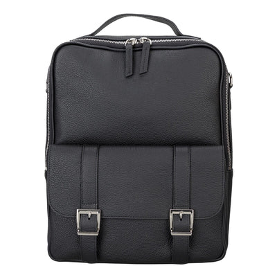 elmira leather laptop backpack for men and women - toronata - 