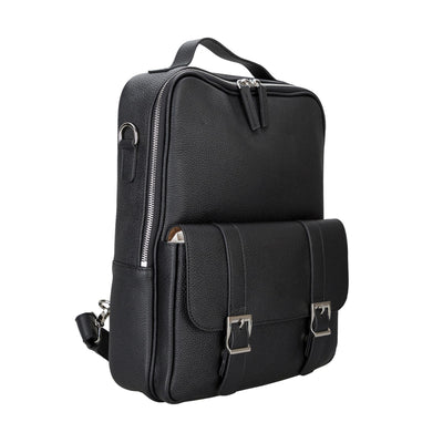 elmira leather laptop backpack for men and women - toronata - 