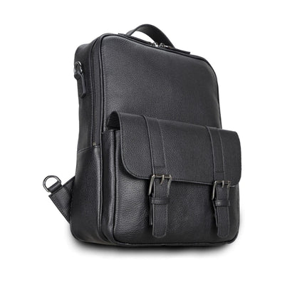 elmira leather laptop backpack for men and women - toronata - 