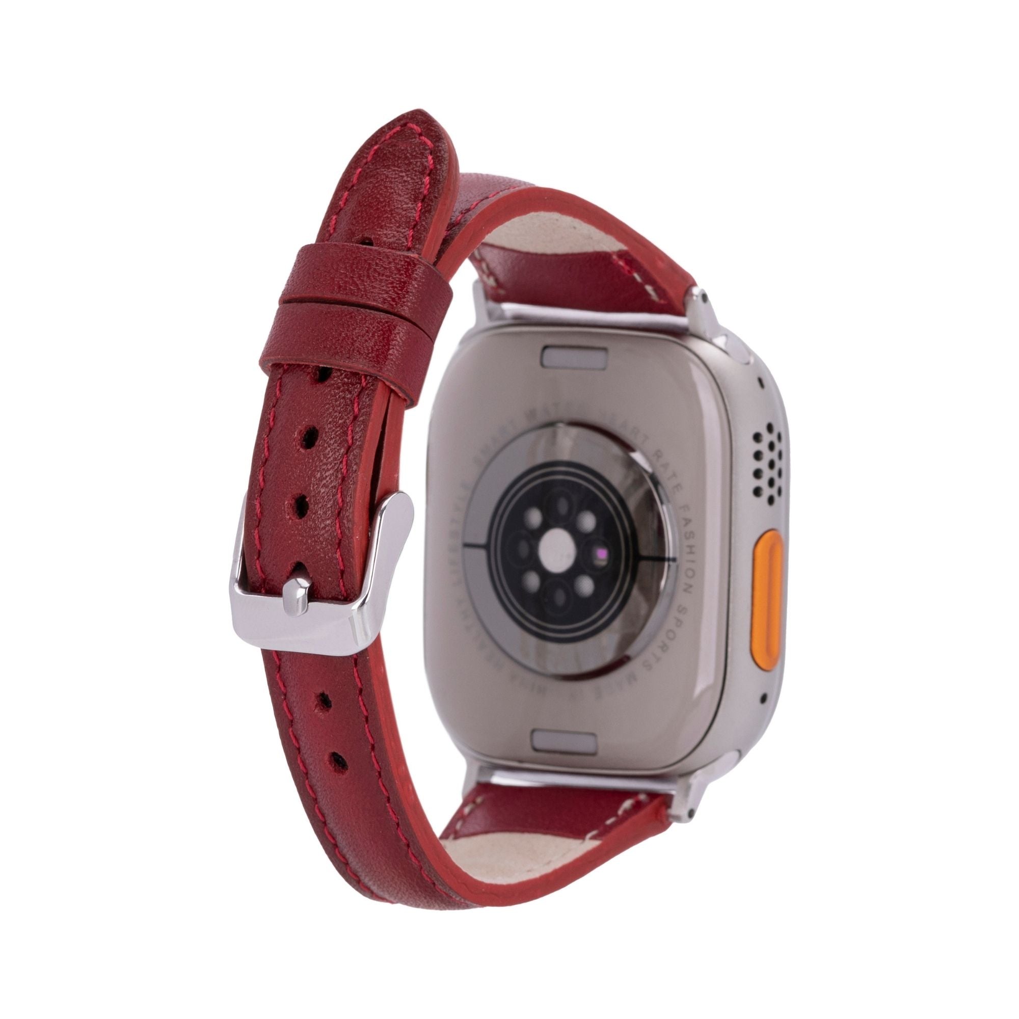 evansville slim leather bands for apple watch 9, ultra 2 & se - toronata - 