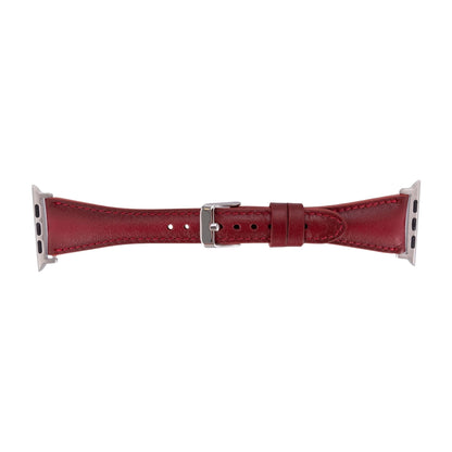 evansville slim leather bands for apple watch 9, ultra 2 & se - toronata - 