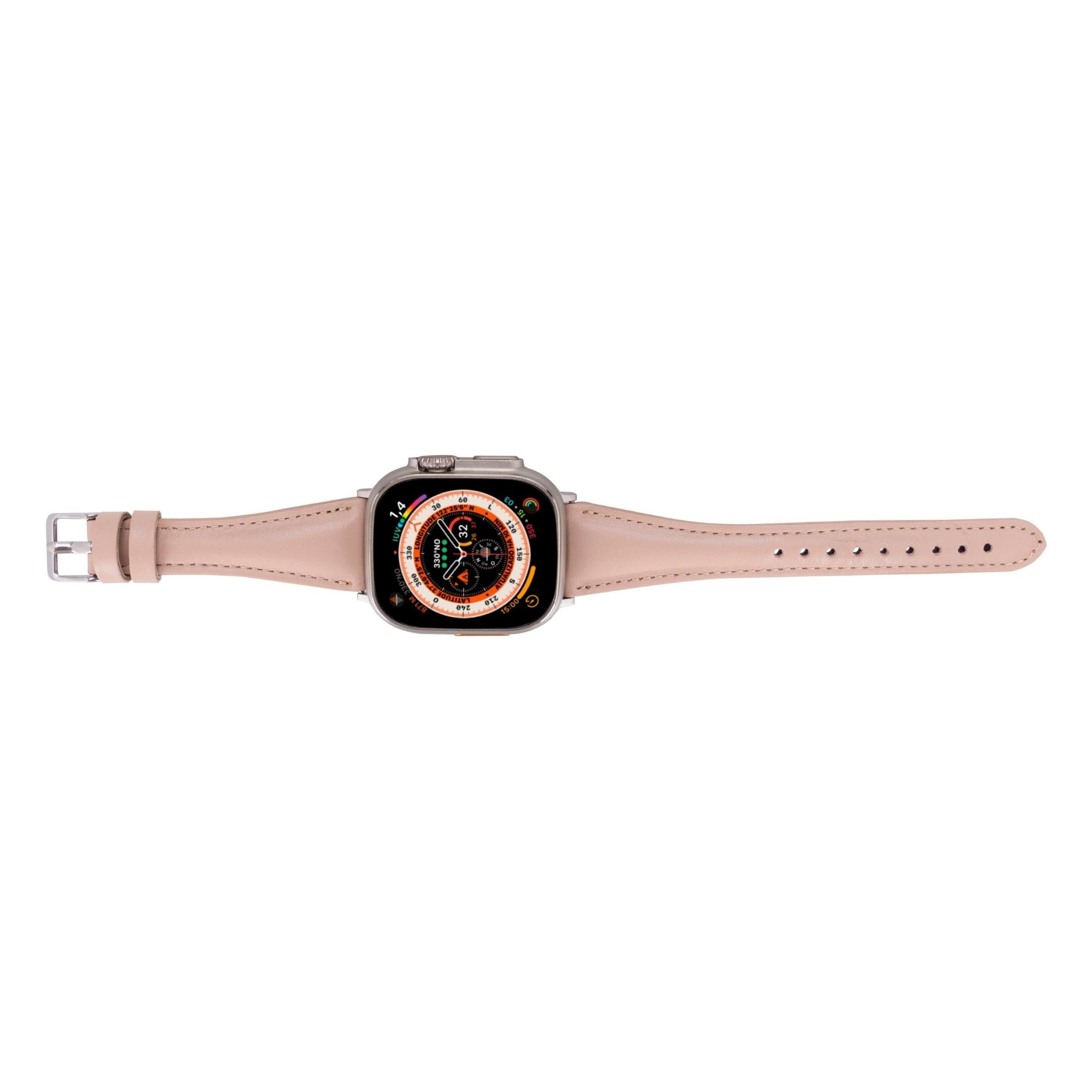 evansville slim leather bands for apple watch 9, ultra 2 & se - toronata - 