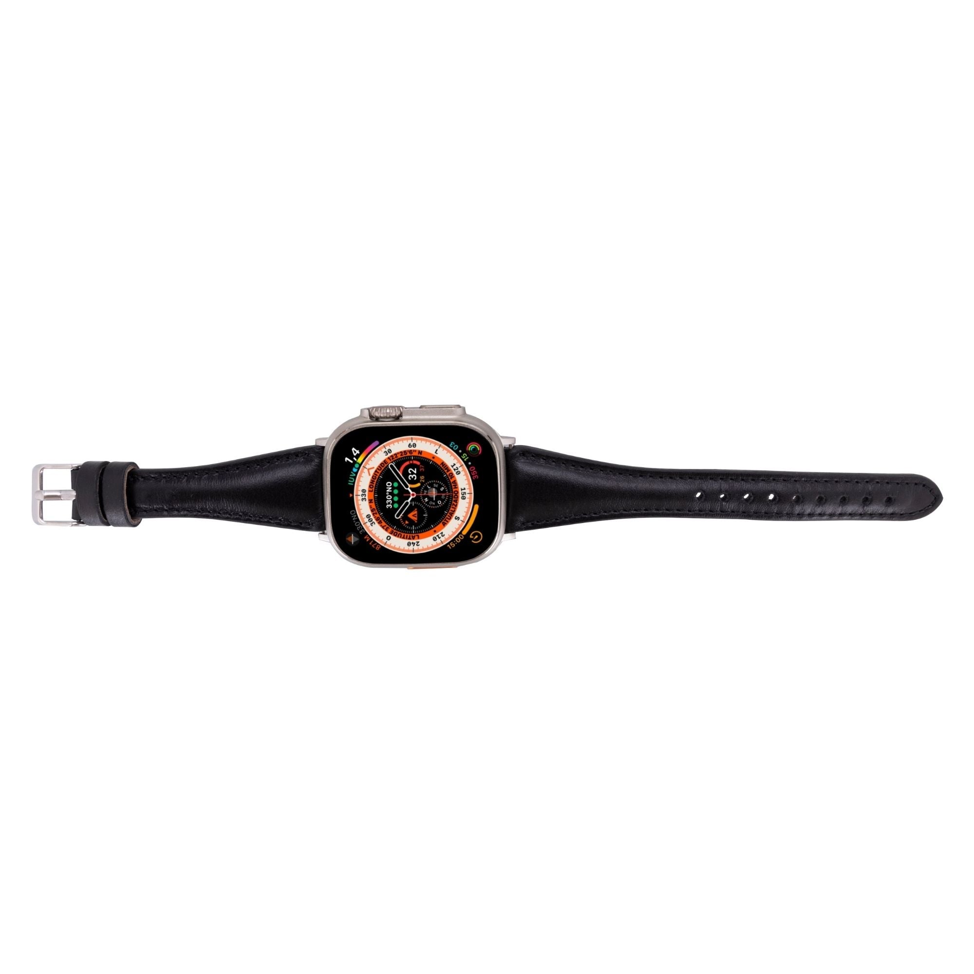 evansville slim leather bands for apple watch 9, ultra 2 & se - toronata - 