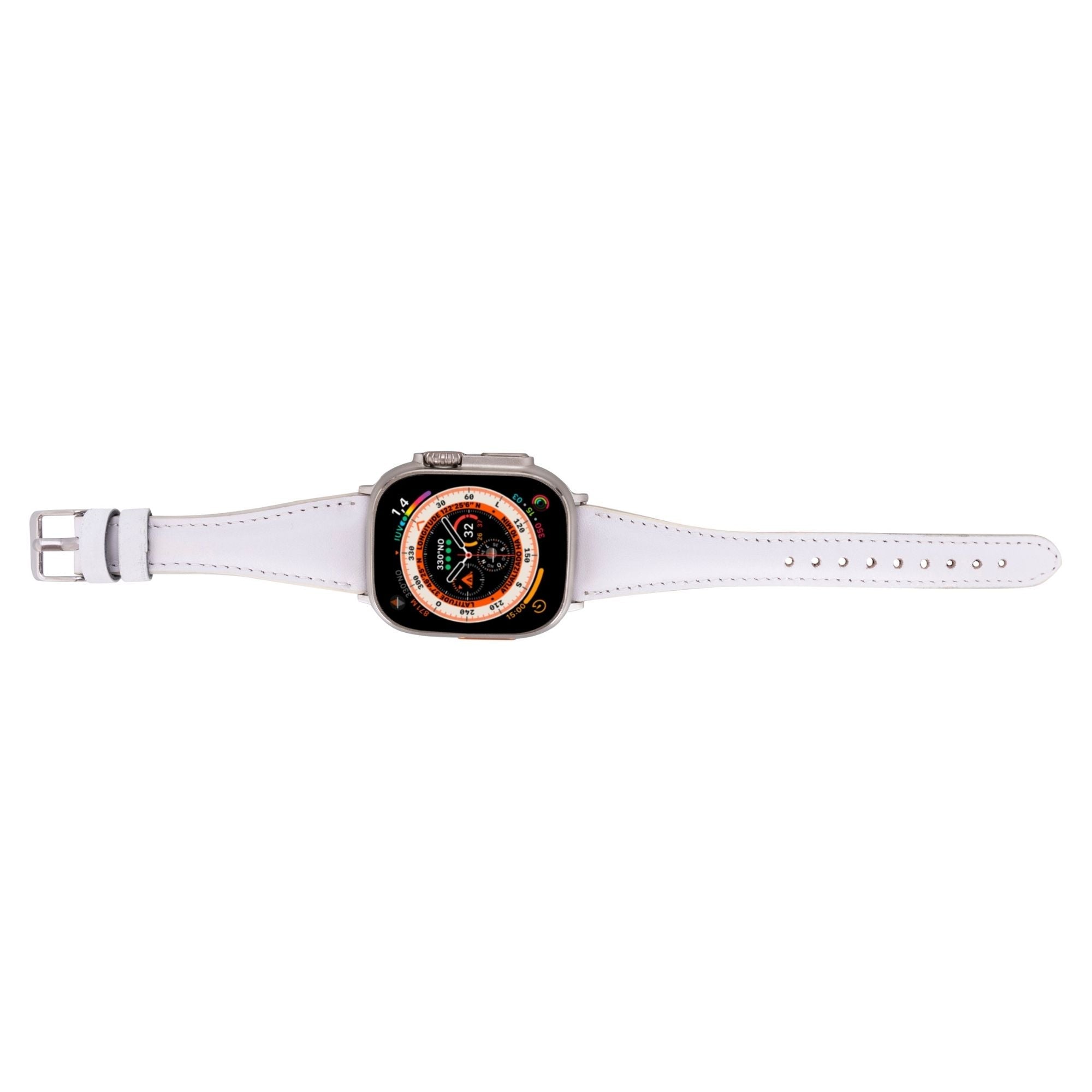 evansville slim leather bands for apple watch 9, ultra 2 & se - toronata - 