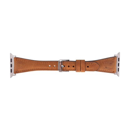 evansville slim leather bands for apple watch 9, ultra 2 & se - toronata - 
