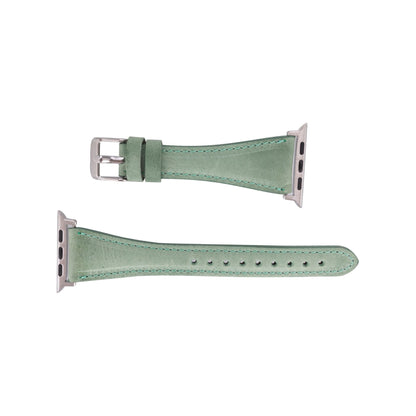 evansville slim leather bands for apple watch 9, ultra 2 & se - toronata - 