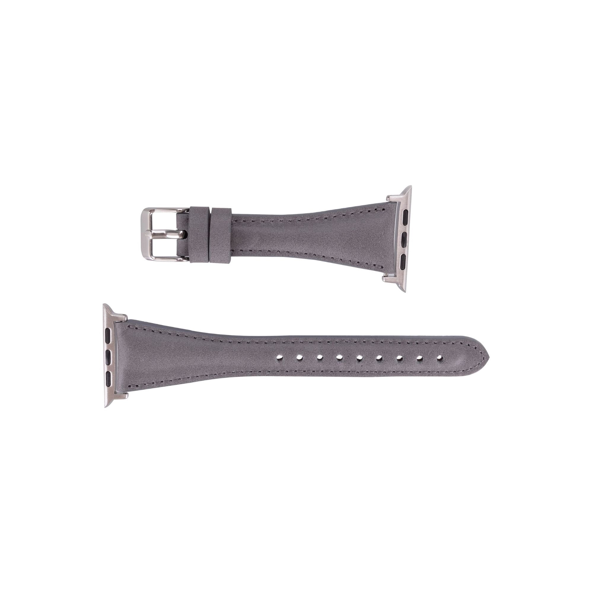 evansville slim leather bands for apple watch 9, ultra 2 & se - toronata - 