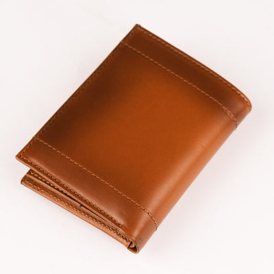 glendo apple airtag slot leather wallet, handcrafted, unisex - toronata - 