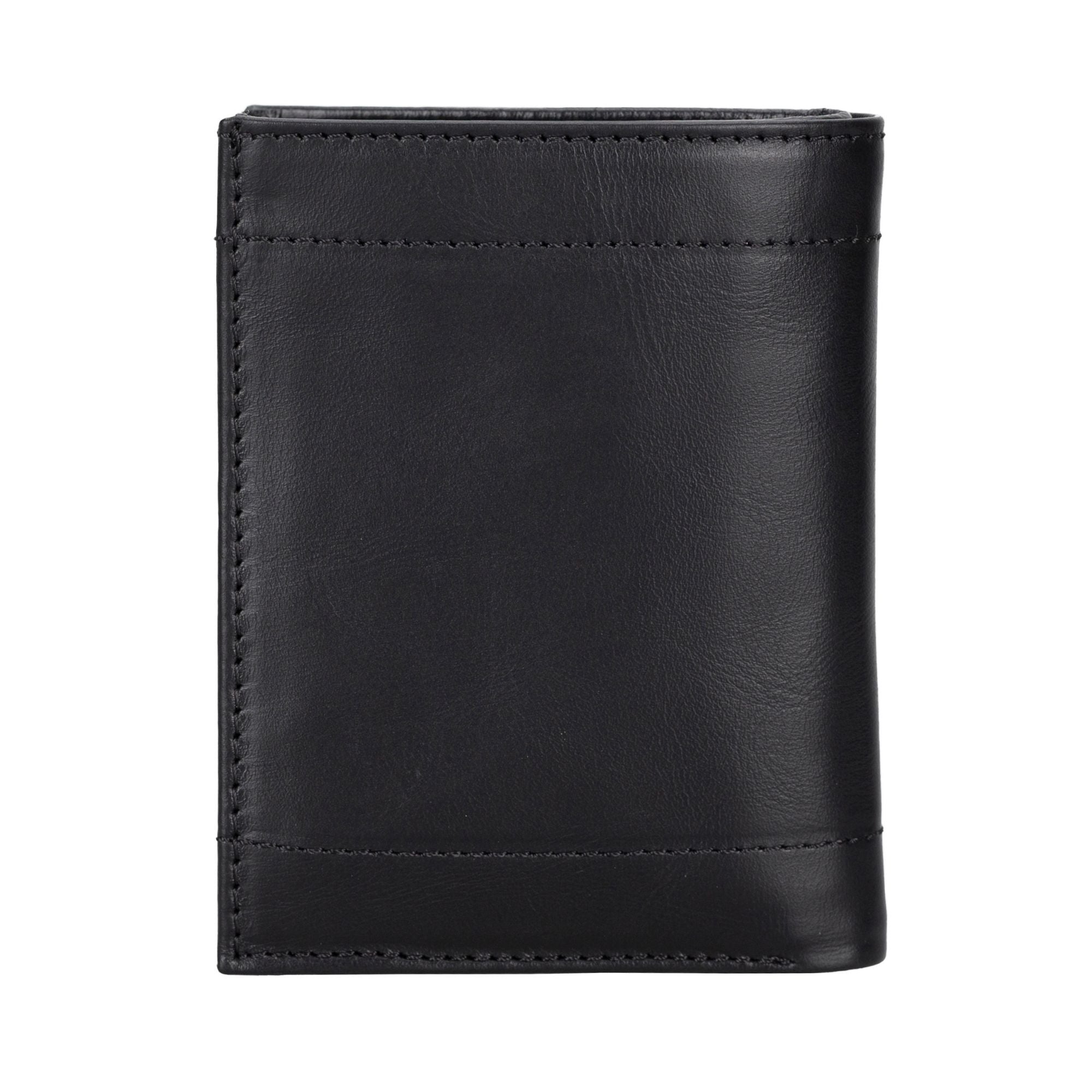 Glendo Apple AirTag Slot Leather Wallet, Handcrafted, Unisex - Black - TORONATA