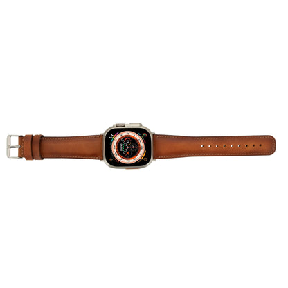 guernsey leather bands for apple watch 9, ultra 2 & se - toronata - 