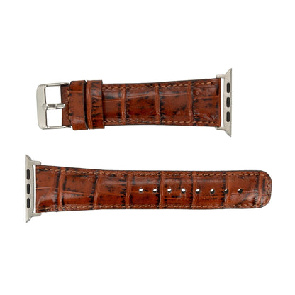 guernsey leather bands for apple watch 9, ultra 2 & se - toronata - 
