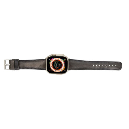 guernsey leather bands for apple watch 9, ultra 2 & se - toronata - 