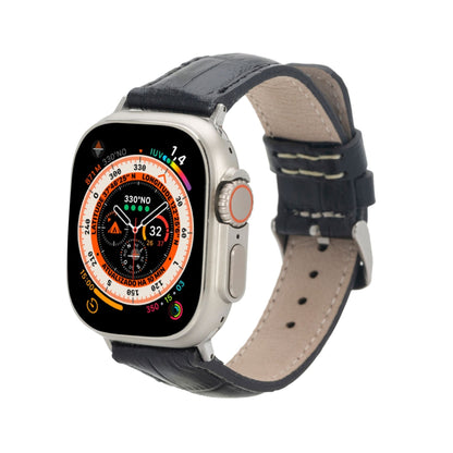 guernsey leather bands for apple watch 9, ultra 2 & se - toronata - 
