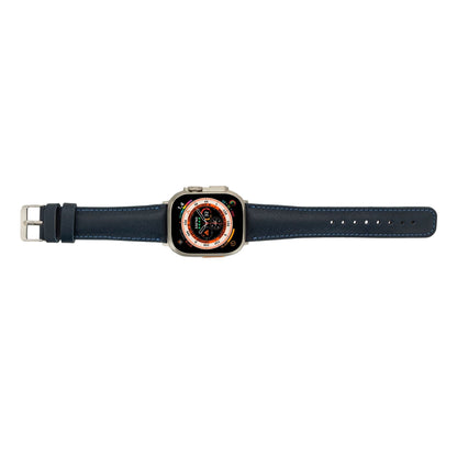guernsey leather bands for apple watch 9, ultra 2 & se - toronata - 