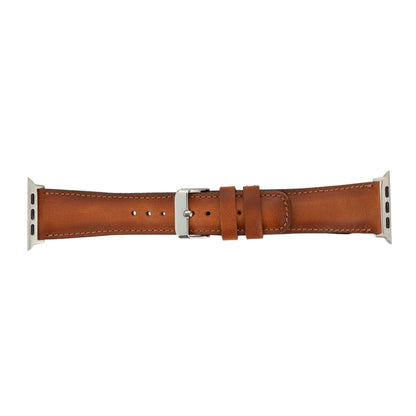 guernsey leather bands for apple watch 9, ultra 2 & se - toronata - 