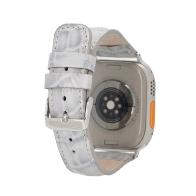 guernsey leather bands for apple watch 9, ultra 2 & se - toronata - 