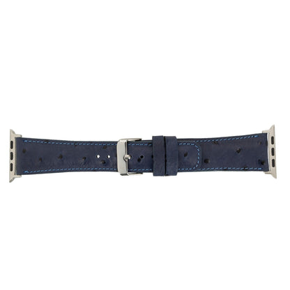 guernsey leather bands for apple watch 9, ultra 2 & se - toronata - 
