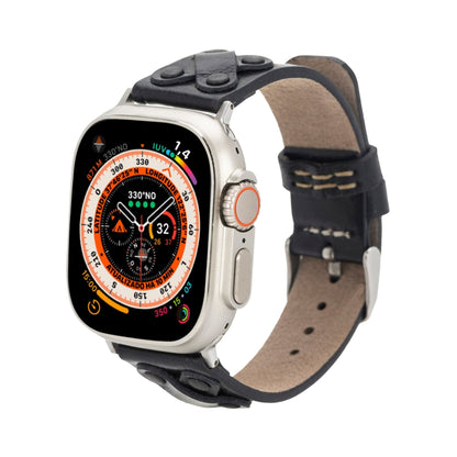 hulett leather bands for apple watch 9, ultra 2 & se - toronata - 