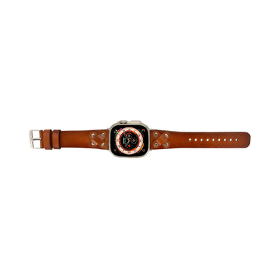 hulett leather bands for apple watch 9, ultra 2 & se - toronata - 