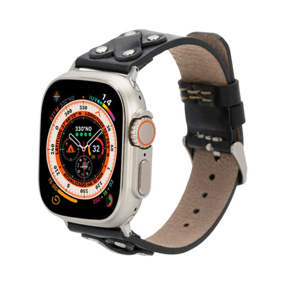 hulett leather bands for apple watch 9, ultra 2 & se - toronata - 
