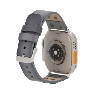 hulett leather bands for apple watch 9, ultra 2 & se - toronata - 