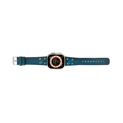 hulett leather bands for apple watch 9, ultra 2 & se - toronata - 