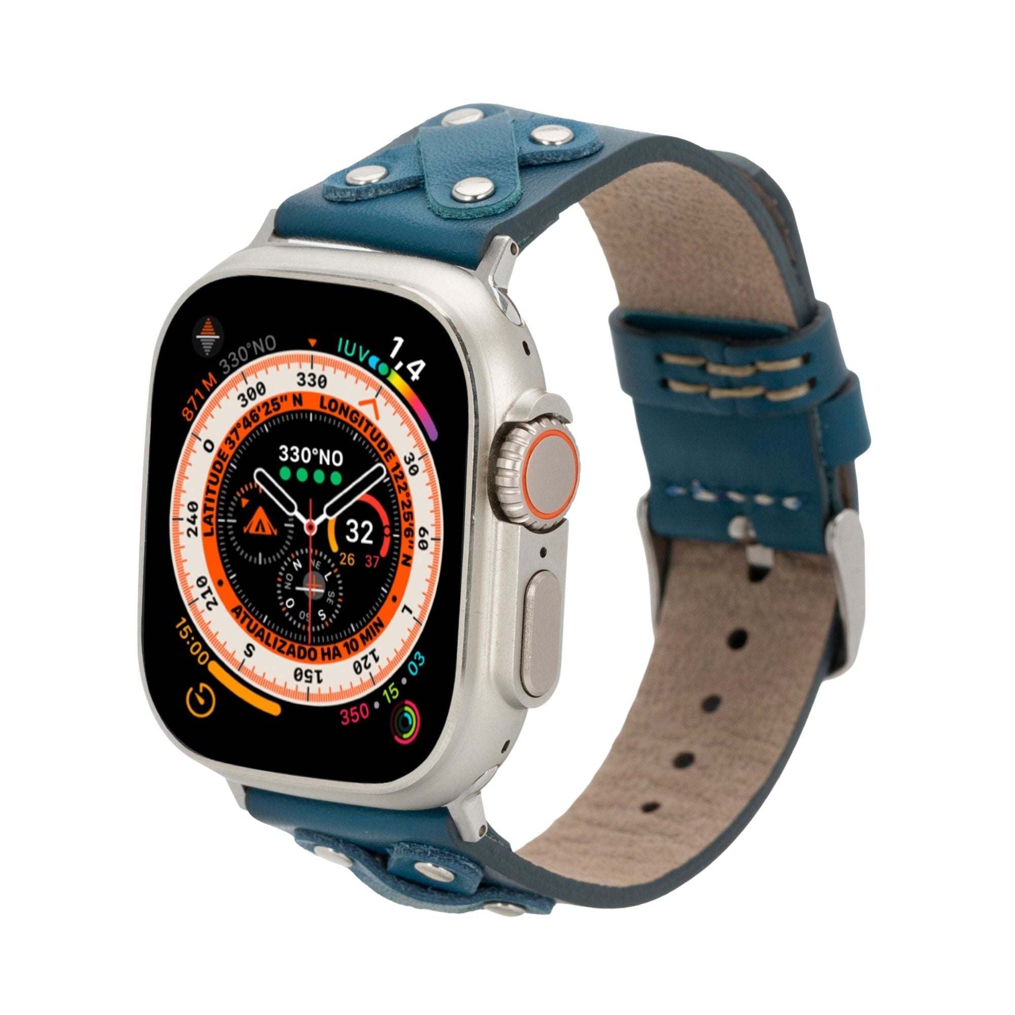 hulett leather bands for apple watch 9, ultra 2 & se - toronata - 