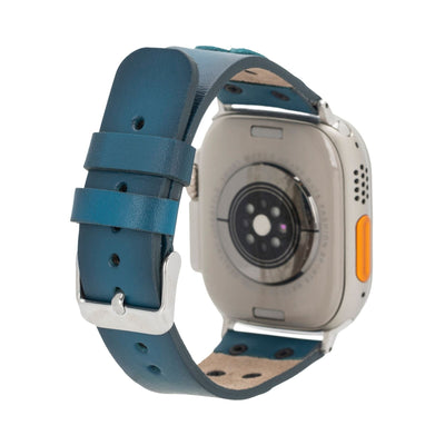 hulett leather bands for apple watch 9, ultra 2 & se - toronata - 