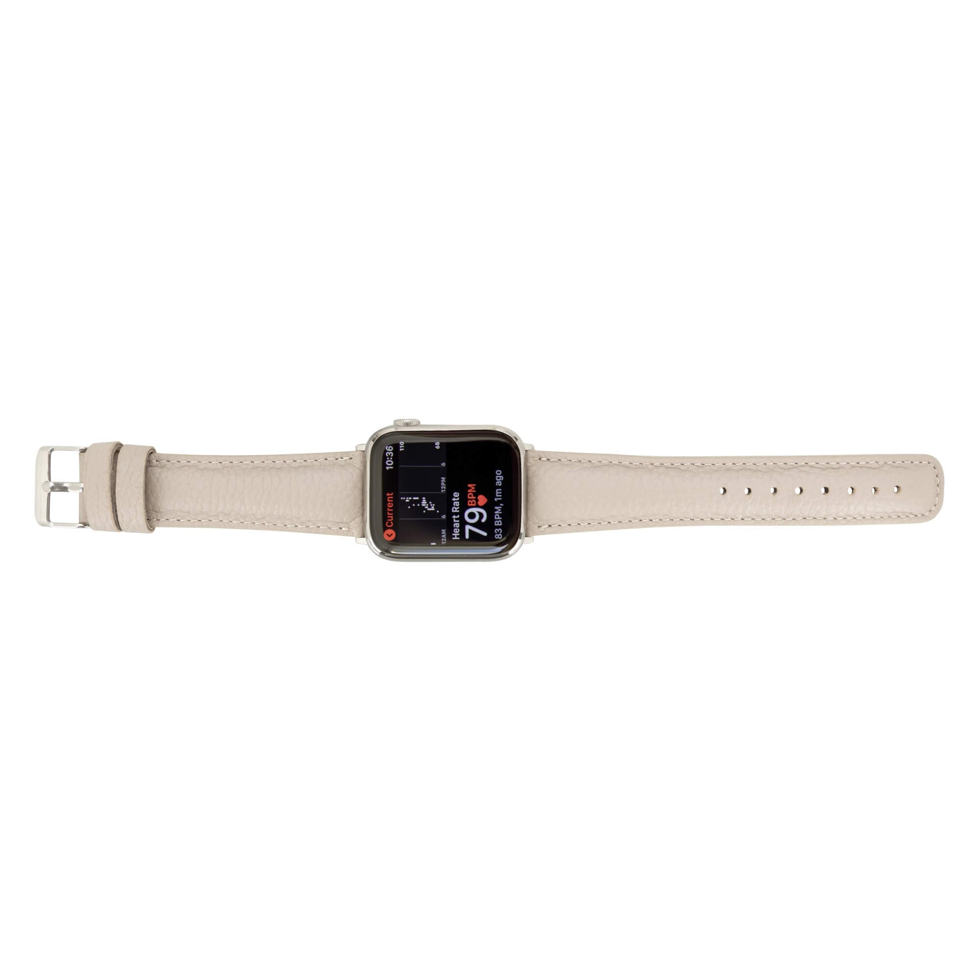 Jackson Leather Bands for Apple Watch Ultra,8,7 and SE - 45/44/42mm - Cream - TORONATA