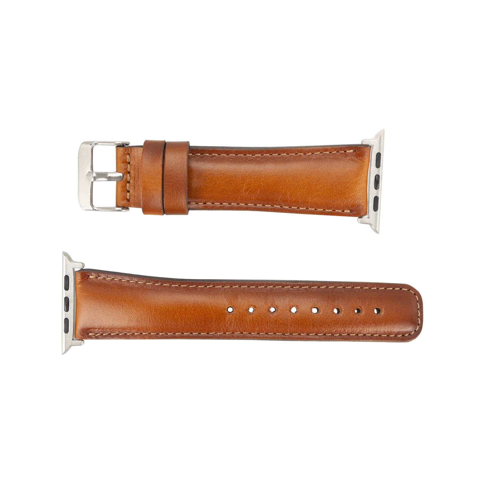 Jackson Leather Bands for Apple Watch Ultra,8,7 and SE - 45/44/42mm - Tan - TORONATA