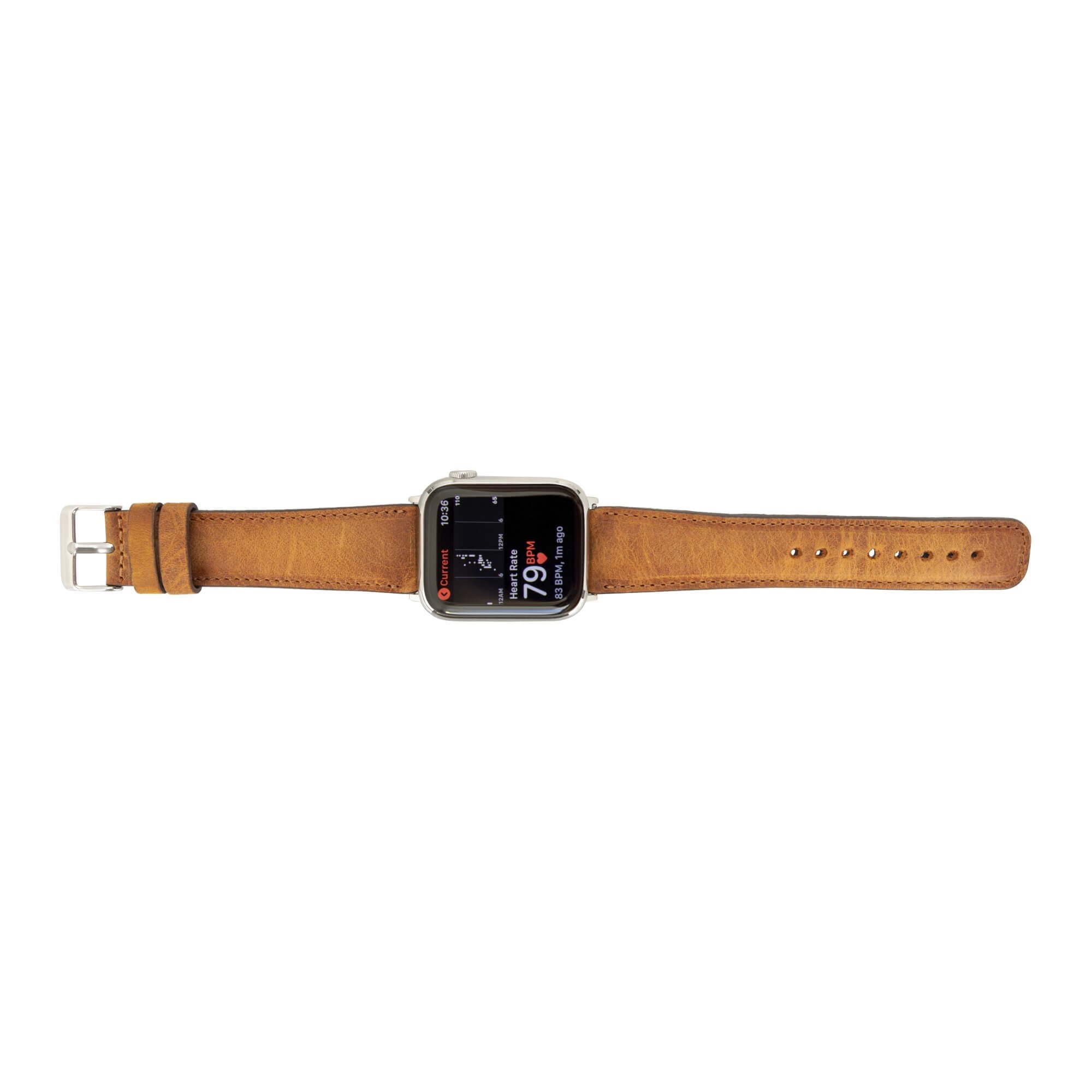 Jackson Leather Bands for Apple Watch Ultra,8,7 and SE - 45/44/42mm - Brown - TORONATA