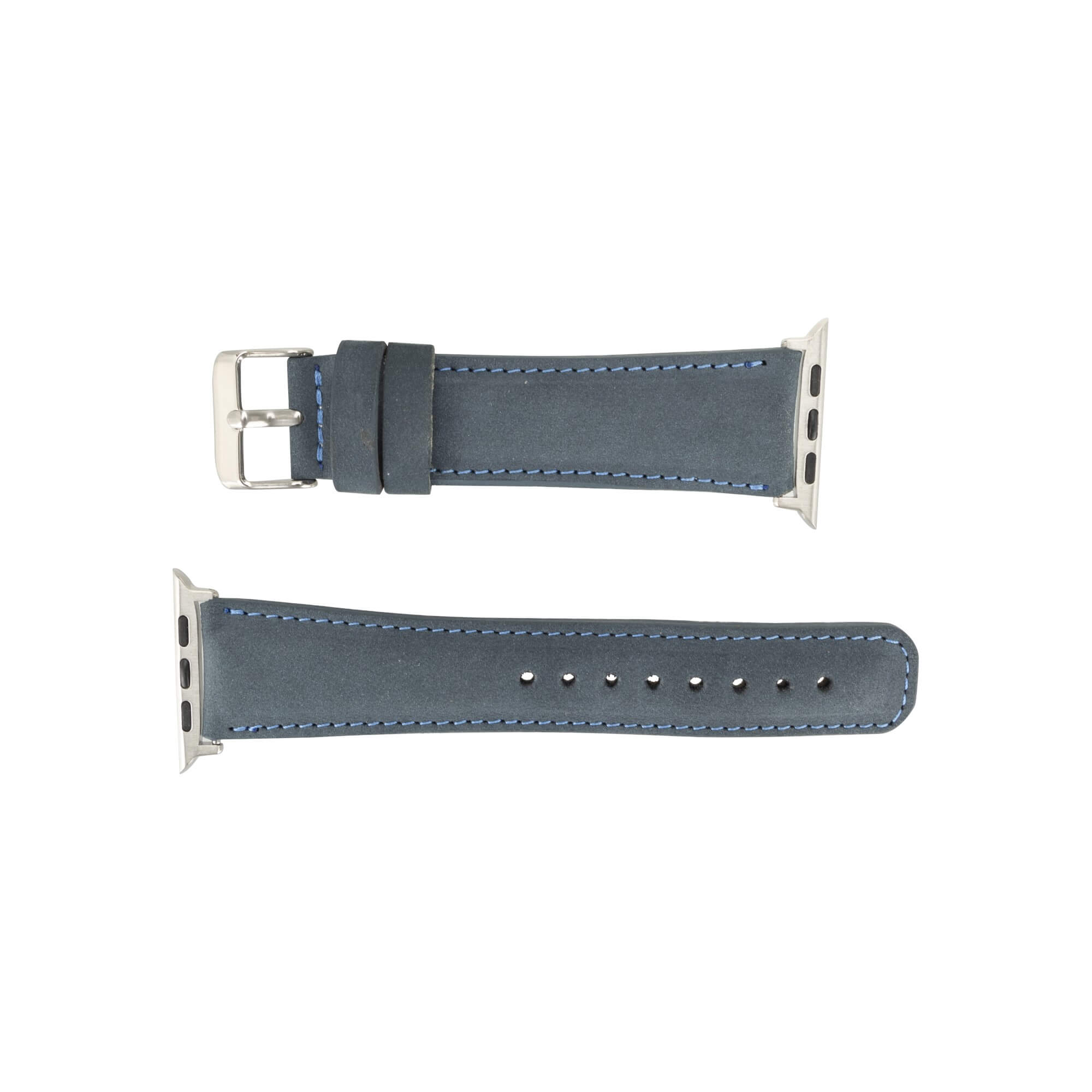 Jackson Leather Bands for Apple Watch Ultra,8,7 and SE - 45/44/42mm - Dark Blue - TORONATA