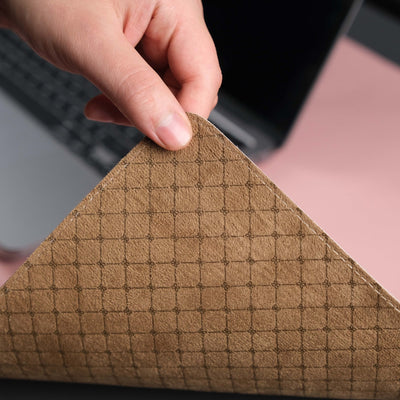 Jersey Pink Leather Desk Pad for Office and Home - TORONATA - color_