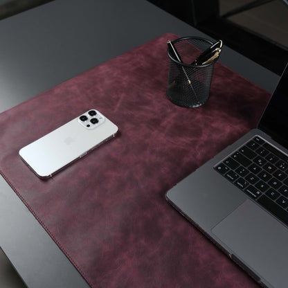Jersey Purple Leather Desk Pad for Office and Home - TORONATA - color_