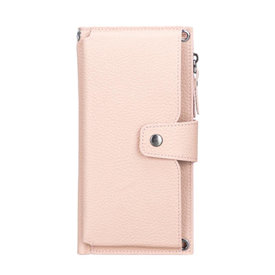kaycee leather women's cell phone wallet with strap - toronata - 
