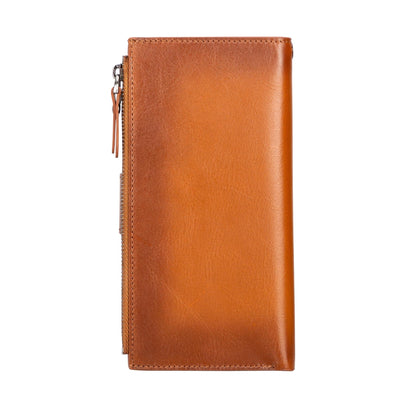 kaycee leather women's cell phone wallet with strap - toronata - 