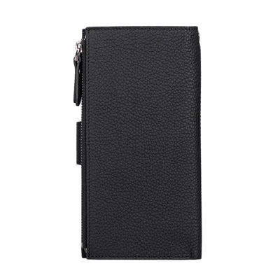 kaycee leather women's cell phone wallet with strap - toronata - 