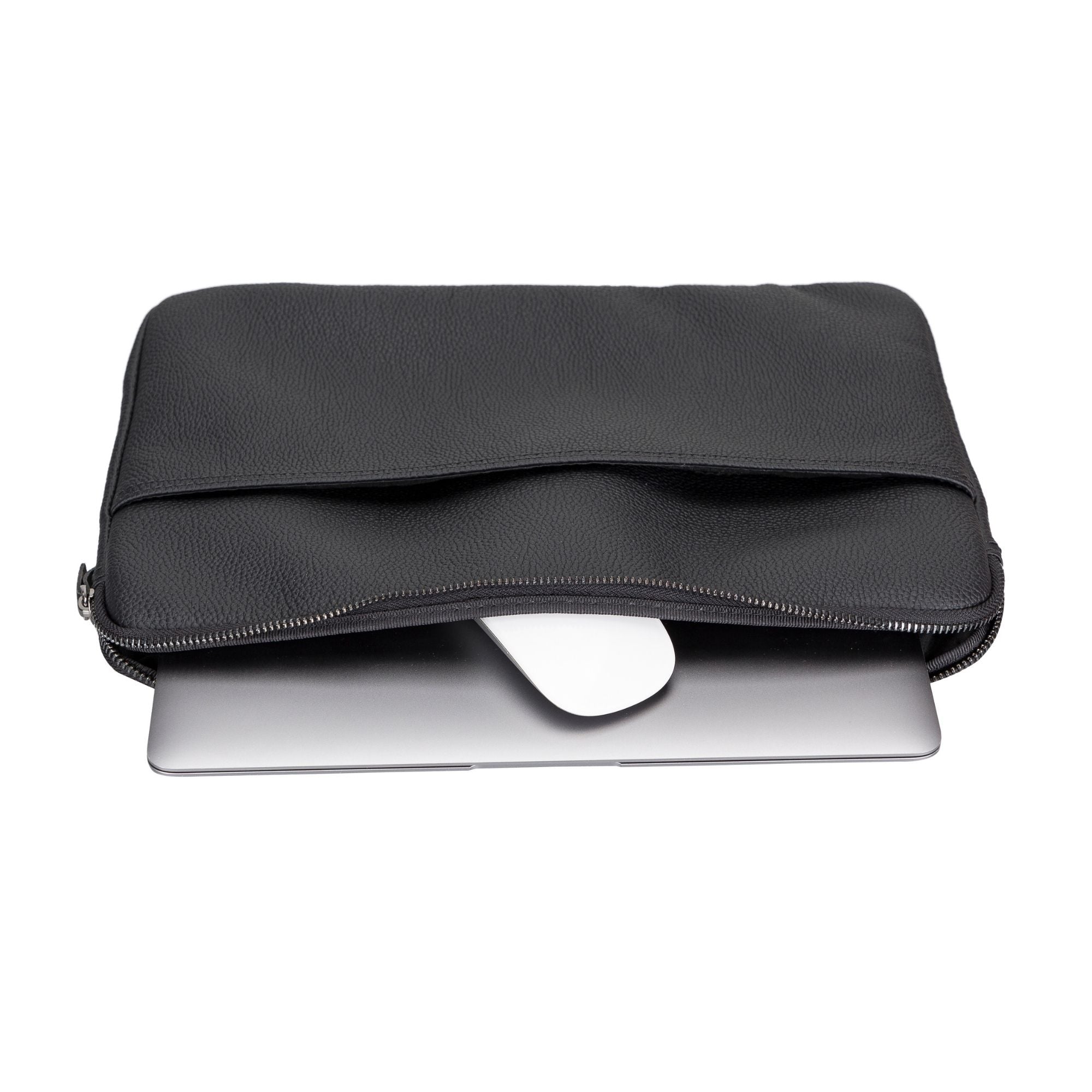 Kemmerer Leather Sleeve for iPad and MacBook - 11 Inches - Black - TORONATA