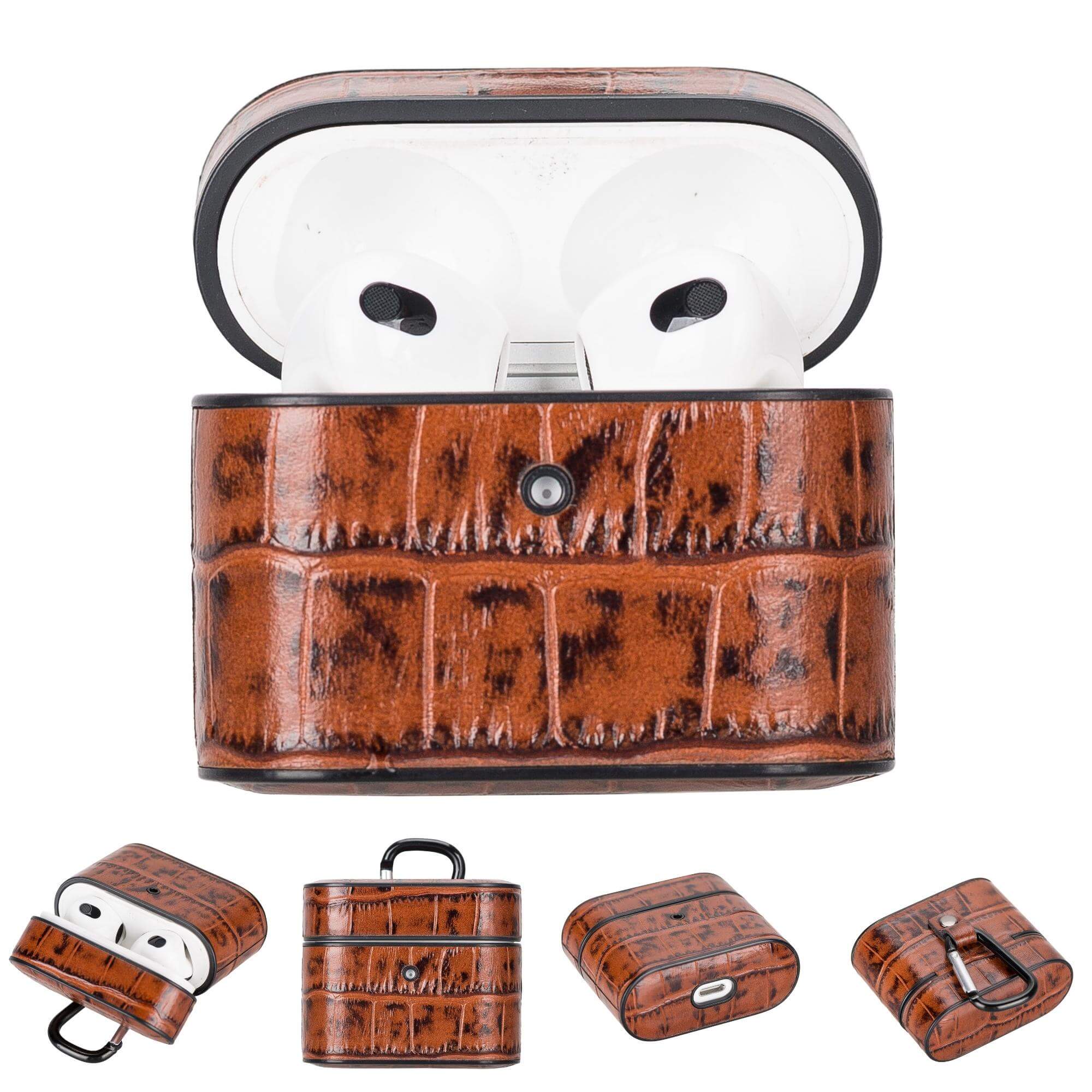 Laramie Leather Case for Apple AirPods 3 - C-Tan - AirPods 3 - TORONATA