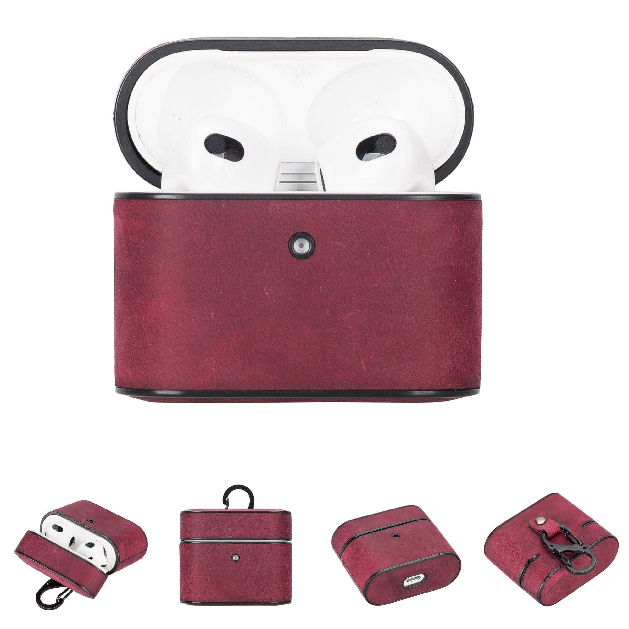 Laramie Leather Case for Apple AirPods 3 - Purple - AirPods 3 - TORONATA