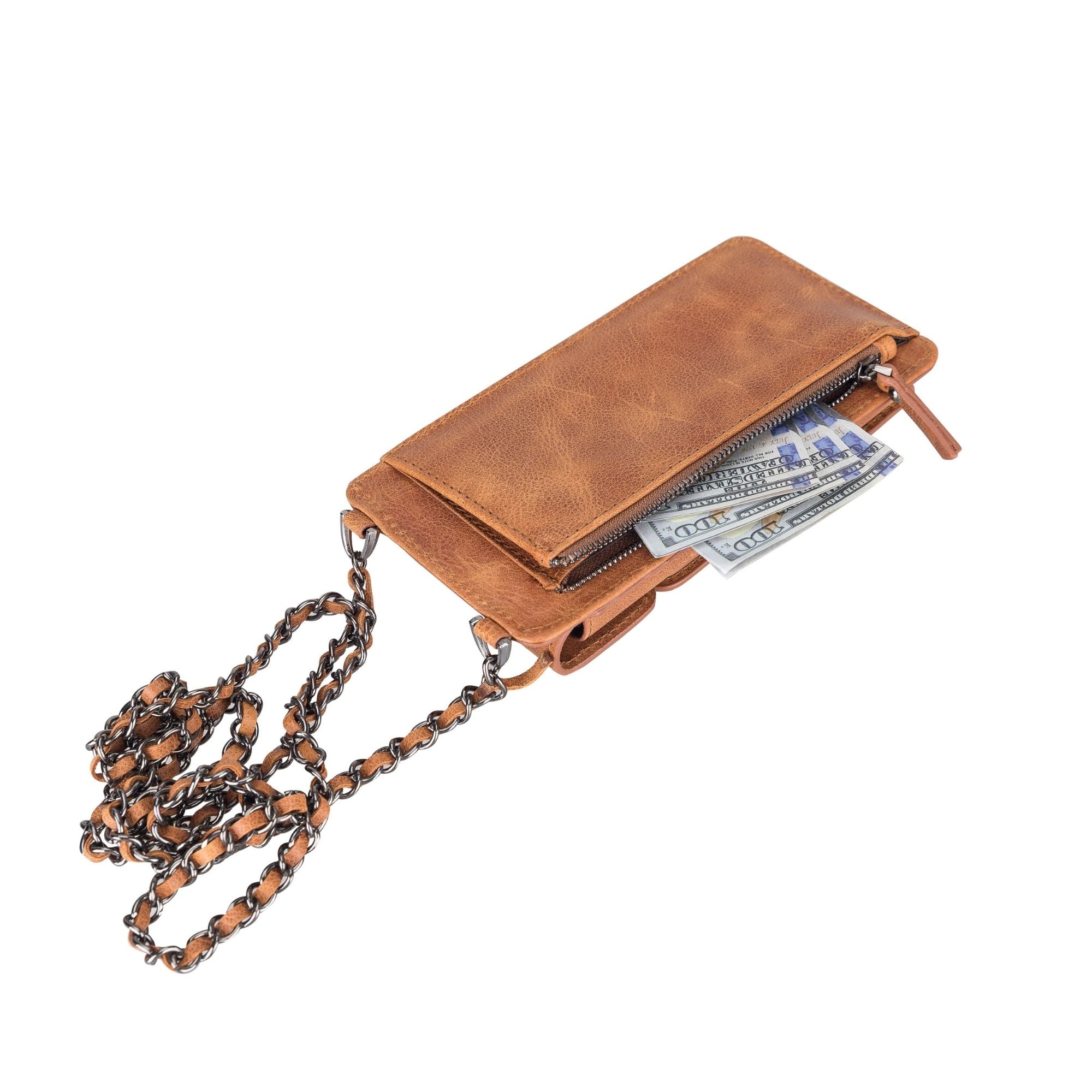 lovell crossbody leather phone wallet - toronata - 