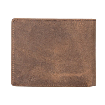 lusk slim bifold design handcrafted men's genuine leather wallet - toronata - 