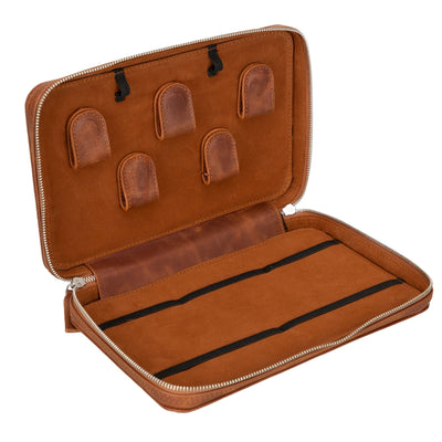 Medicine Handmade Leather Cable Travel Organizer - TORONATA - 