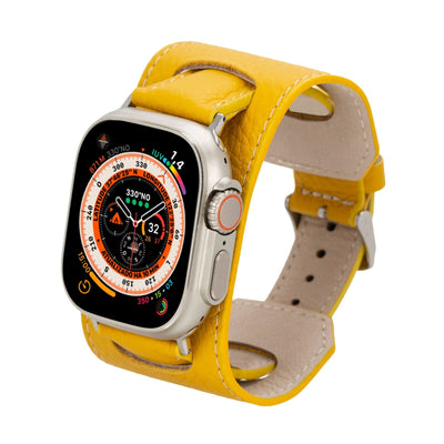 moorcroft cuff leather bands for apple watch - toronata - 