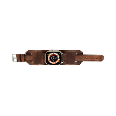 moorcroft cuff leather bands for apple watch - toronata - 