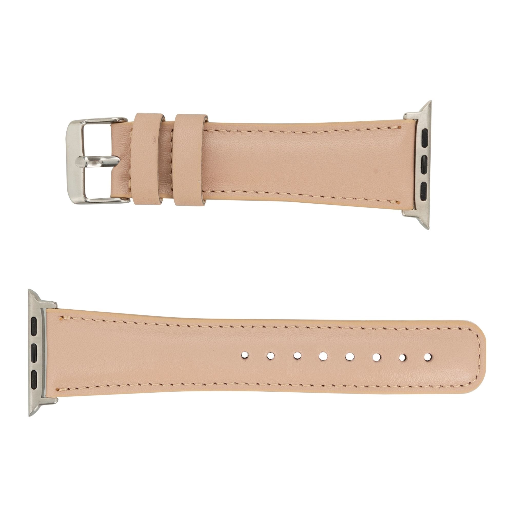 Moran Leather Bands for Apple Watch Ultra,8,7 and SE - 45/44/42mm - Powder - TORONATA