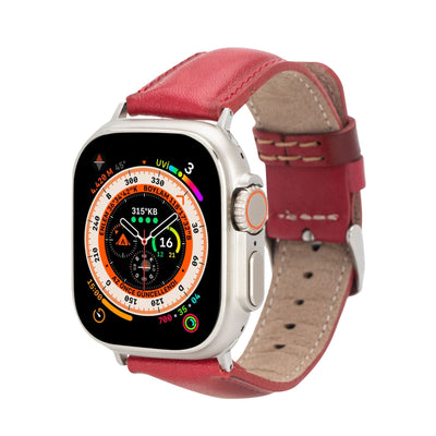 moran leather bands for apple watch 9, ultra 2 & se - toronata - 